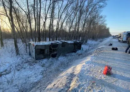 11 человек пострадали в ДТП с автобусом в Новосибирской области