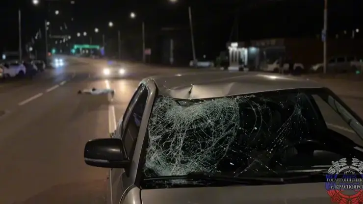 В Красноярске 20-летний водитель насмерть сбил пешехода