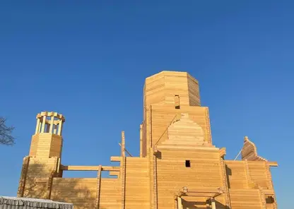 В Красноярске завершили возведение стен Храма на Стрелке