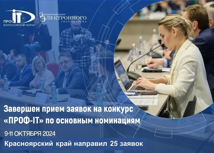 Красноярский край отправил 25 заявок на XII Всероссийский конкурс проектов «Проф-IT»