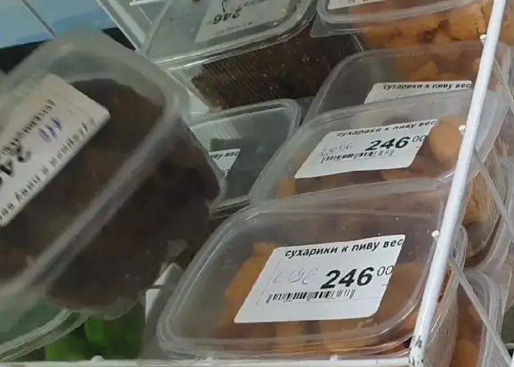 Под Красноярском магазин торговал продуктами без маркировки