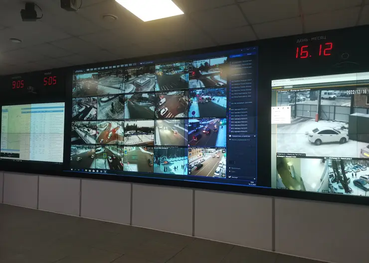 Более 3 тысяч видеокамер подключили в Красноярске к системе «Безопасный город» в 2022 году