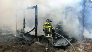 Два человека погибли при пожаре в Красноярском крае