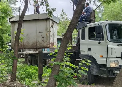 70% временных объектов добровольно демонтировали в Центральном районе Красноярска