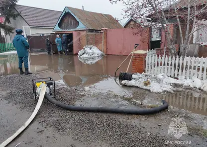 В Емельяново подтопило шесть приусадебных участков