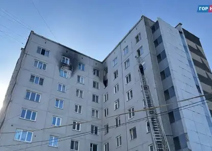 Пожар в общежитии Красноярска локализован