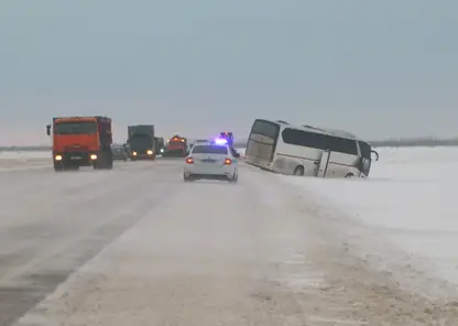 В Алтайском крае два человека погибли в ДТП с рейсовым автобусом и грузовиком