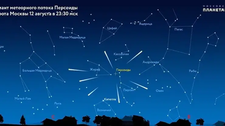 Над Красноярском в августе ожидается главный звездопад лета