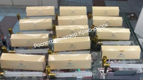 В центре Красноярска торговая точка попалась на продаже поддельных духов