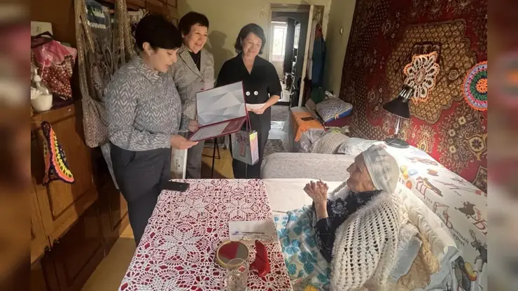 Красноярке Прасковье Белых исполнилось 105 лет