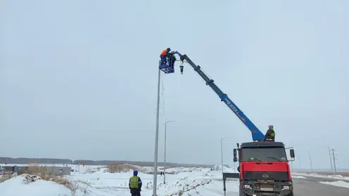 36 километров освещения установят на дорогах Красноярского края в этом сезоне