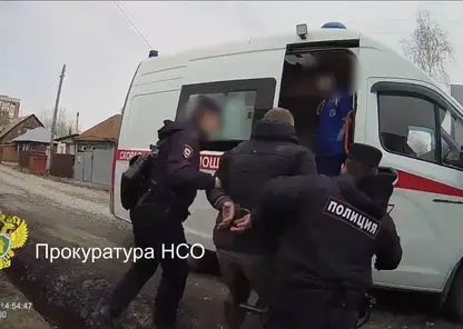 Пьяный мужчина напал на полицейского в Новосибирской области