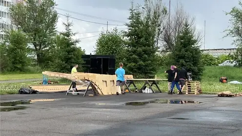 В Красноярске реконструируют популярный скейт-парк