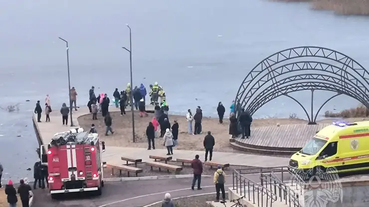 Мужчина провалился под лед в Железногорске