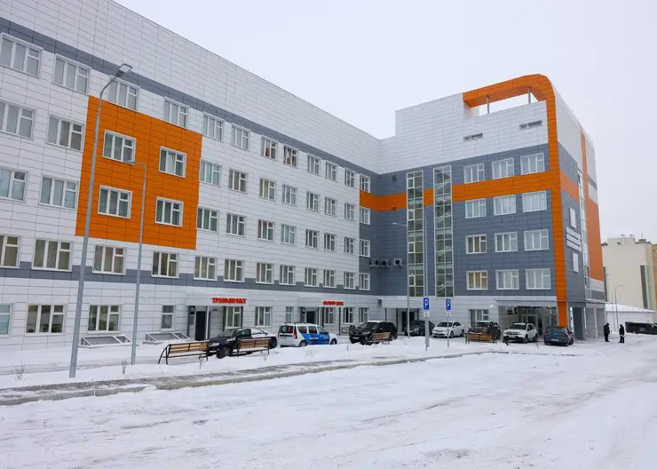 В Красноярске новая поликлиника в Покровском приняла более 36 тыс. пациентов