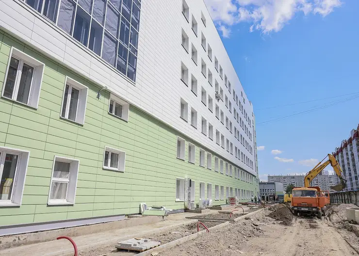 В Красноярске новая поликлиника на ул. Мате Залки откроется осенью 2023 года