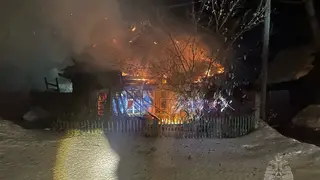 Мужчина погиб при пожаре в Уяре в Красноярском крае
