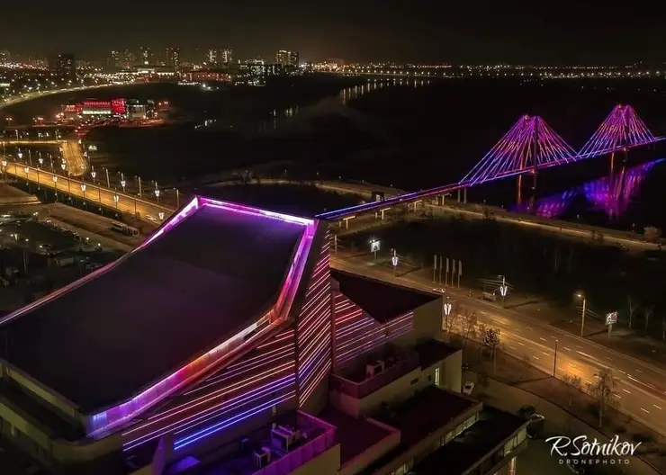 В Красноярске с 24 января включат праздничную иллюминацию