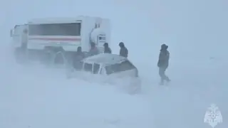 В Забайкалье эвакуировали 253 застрявших на трассе человека