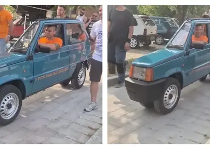 Итальянский инженер разработал самый узкий автомобиль в мире (видео)