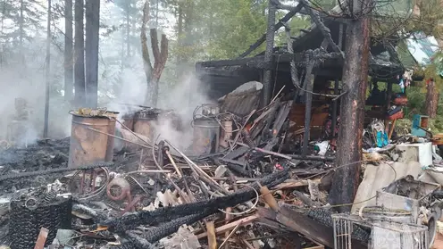 Двое детей пострадали при пожаре в Курагинском районе