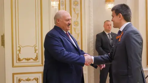 Губернатор Красноярского края Михаил Котюков и президент Беларуси Александр Лукашенко провели рабочую встречу в Минске