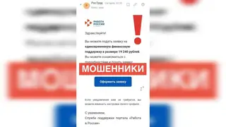Красноярцы начали получать фейковые письма от мошенников с сайта «Работа России» Красноярцы начали получать фейковые письма от мошенников с сайта «Работа России»