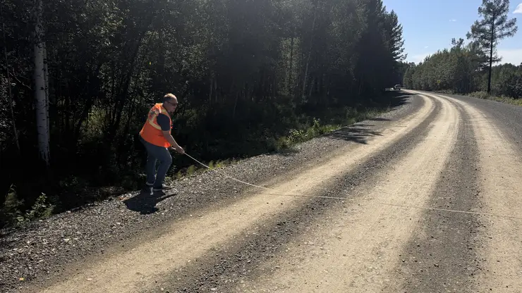 В Красноярском крае завершен ремонт участка трассы в Машуковку