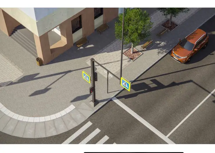 Как в Москве: гранитные пандусы установят в центре Красноярска