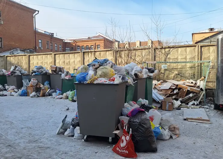 «Это не двор, а кошмар наяву»: мусор и крысы захватывают центр Красноярска