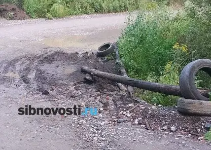 В Администрации рассказали, почему обрушившуюся из-за ливня дорогу в Октябрьском районе не отремонтировали сразу