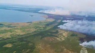 Почти 400 тысяч гектаров леса горят в Якутии