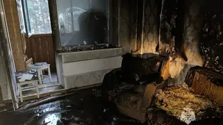 В Красноярском крае при пожаре в многоквартирном доме погиб мужчина