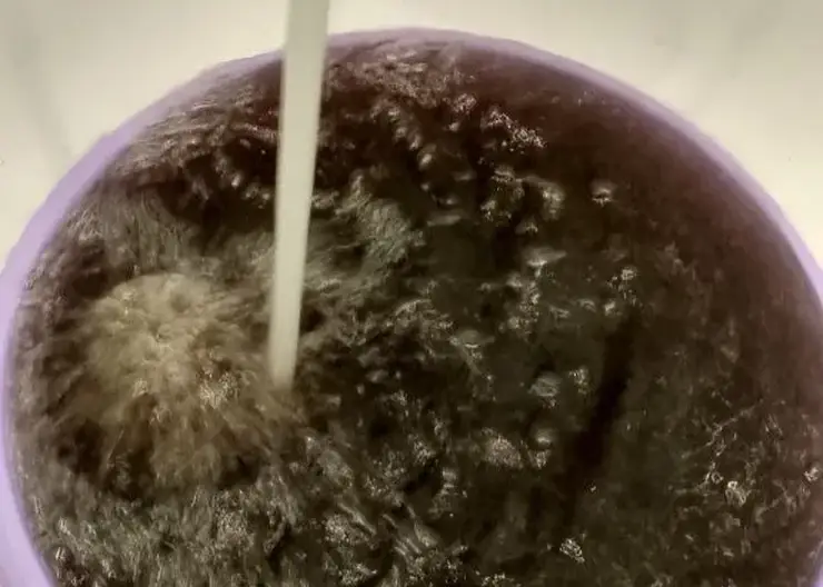 Красноярцы неделю не могут помыться из-за вонючей и грязной горячей воды