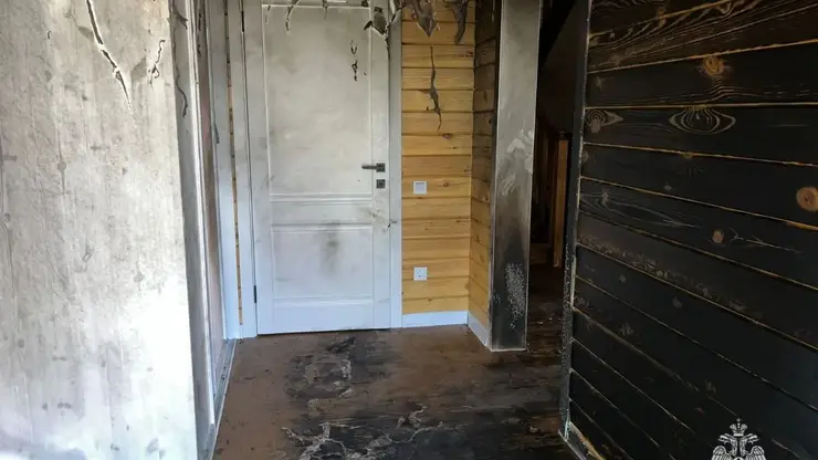 В Томской области при пожаре пострадали два человека