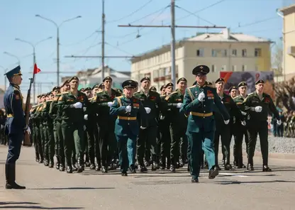 Маршруты движения трамваев изменят в Красноярске  на Красрабе на время репетиции торжественного шествия в честь Великой Победы