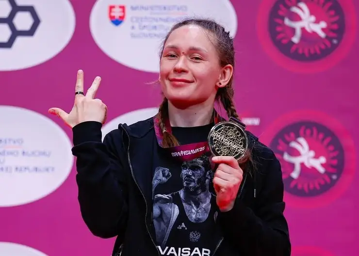 Спортсменка из Ачинска Ольга Хорошавцева стала трехкратной чемпионкой Европы по борьбе