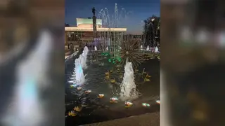 Фонтаны «поздравят» красноярцев с Днём знаний