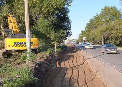 В Красноярске стартовал дорожный ремонт на улице Волжской