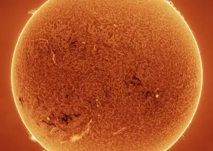 Красноярский ученый из обсерватории Университета им. Решетнёва сфотографировал, как сейчас выглядит палящее солнце
