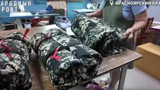 Волонтёры шьют 100 защитных покрывал для бойцов СВО в Красноярском крае