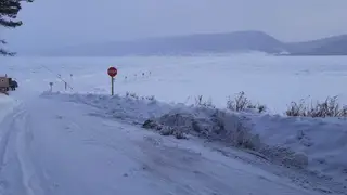 В Красноярском крае открылась ледовая переправа через Ангару