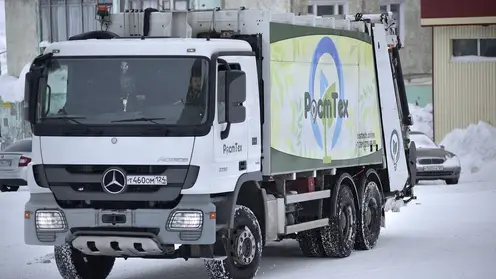 Региональный оператор «РостТех» показал, как мусоровозы работают при 50-градусных морозах