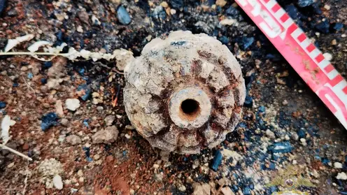 В Иркутске археологи нашли гранату времён Первой мировой войны