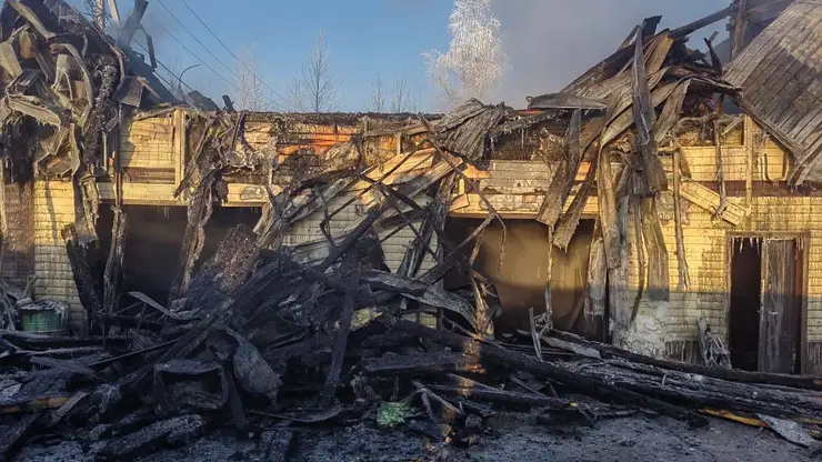 Мать и сын погибли при пожаре в Иркутской области
