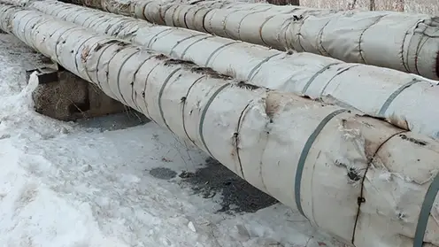 Почти две тысячи человек в Кузбассе остались без тепла в мороз из-за коммунальной аварии