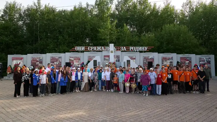 Траурный митинг в День памяти и скорби провели в Кодинске Богучанская ГЭС и администрация Кежемского округа