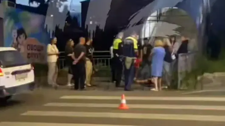 В Солнечном водитель на Honda Partner сбил двух девушек