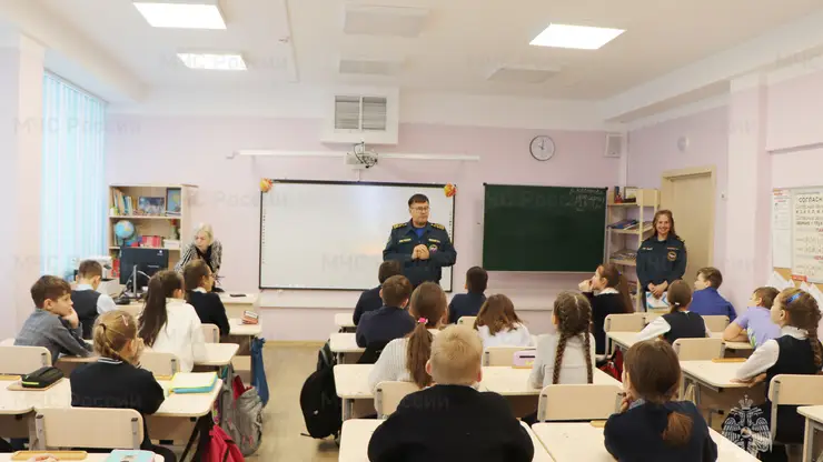 Красноярским школьникам рассказали о правилах безопасности на зимних водоёмах