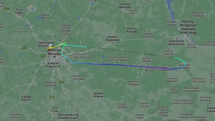 Airbus A321 авиакомпании Nordwind Airlines перестал отображаться на картах Flightradar